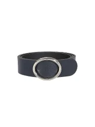 Cinturón de cuero azul oscuro 100