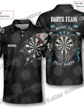 Born To Play Darts Personalized Darts Team 3D Printed Fashion Men's Polo Shirts Summer Casual Unisex Premium Polo Shirt PLP40 - Aliexpress - FashionsVida