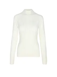 Pull à col roulé FATIRAMI blanc XL
