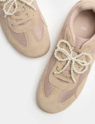 Kids' Slim Sole Trainers (10 Small - 4 Large) Beige male