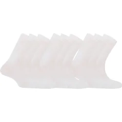 Punto - Pack de 9 pares de calcetines en algodón de hombre Basix cortos lisos en color