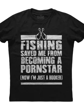 Fishing Saved Me I'm Just A Hooker. Funny Phrase Angler Gift T-Shirt. Summer Cotton O-Neck Short Sleeve Mens T Shirt New S-3XL - Aliexpress - FashionsVida