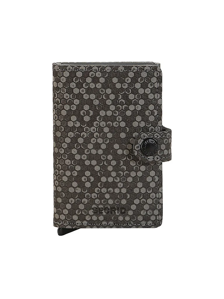 Geldbörse - Miniwallet Hexagon grey grau Damen - SECRID - FashionsVida