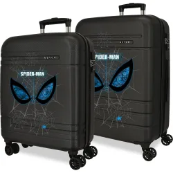 Juego de maletas 55-68 cm expandible Spiderman Is Watching Us ABS rígida hasta 111 L