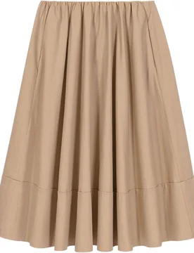 Maje - Falda semilarga de algodón - Maje - FashionsVida
