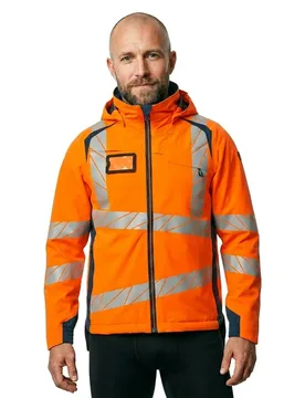 Veste D´hiver Accelerate Safe 19035 Hi-Vis Orange / Dark Petroleum 5XL - MASCOT - FashionsVida