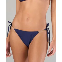 Braga de bikini con lazo lisa