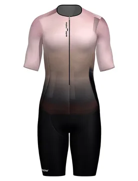 Trisuit A Maniche Corte Viper Beige 2XL - Santini - FashionsVida