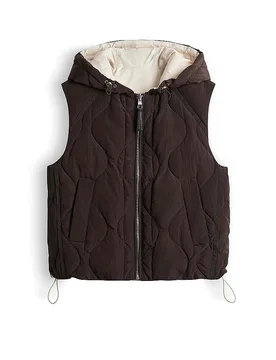 Chaleco reversible WESULA marrón 38 - Opus - FashionsVida