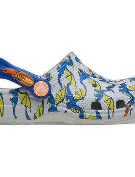 Zuecos de bebés Classic Dragon Graphic Clog T - Crocs - FashionsVida