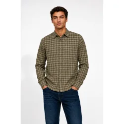Only & Sons - Camisa de cuadros de manga larga de hombre