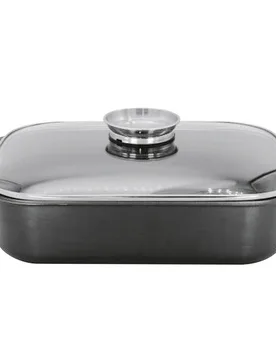 Aromabräter 5,5 l mit Glasdeckel & Aromaknopf 34,5 cm - KARL KRÜGER - FashionsVida