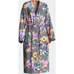 Bata de mujer con estampado floral