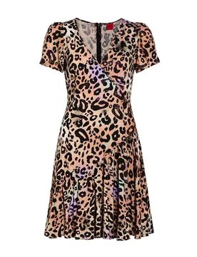 HUGO Mini-Kleid Damen Kamel 38 Damen - Hugo Boss - FashionsVida