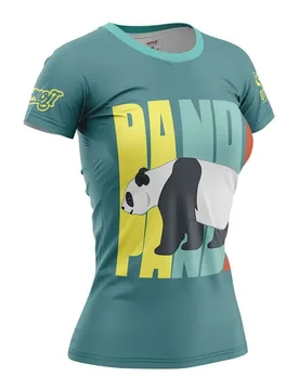 Maglietta A Maniche Corte Emoji Panda Multicolour M - OTSO - FashionsVida