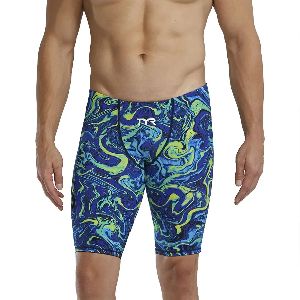 Tresher Hydrophobic Jammer Blue / Green 18 Men - TYR - FashionsVida