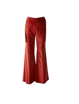 Pantalone Velvet Milly Bordeaux BI1D30T1000 - SHAFT - FashionsVida