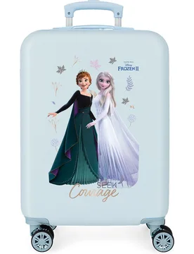 Maleta de cabina infantil Frozen Seek Courage rígida con capacidad de 32L - Disney - FashionsVida