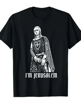 Royal Greetings - King Baldwin IV - I AM Jerusalem Meme T-shirt For Men Women 100% Cotton T Shirts Short Sleeve Tops 0424-2 - Aliexpress - FashionsVida