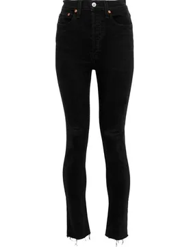 Pantalones vaqueros Mujer Negro 26 Mujer - Re/Done - FashionsVida