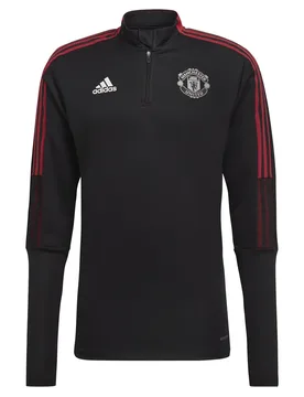 Zip-Trainingsoberteil Manchester United Tiro 21 - Noir - male - Size: L - Adidas - FashionsVida