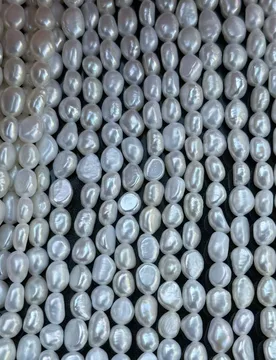 AAA 6-7mm Natural Freshwater Pearls Beads Irregular-Shaped Through-Hole for DIY Jewelry Making Necklaces Bracelets - Aliexpress - FashionsVida