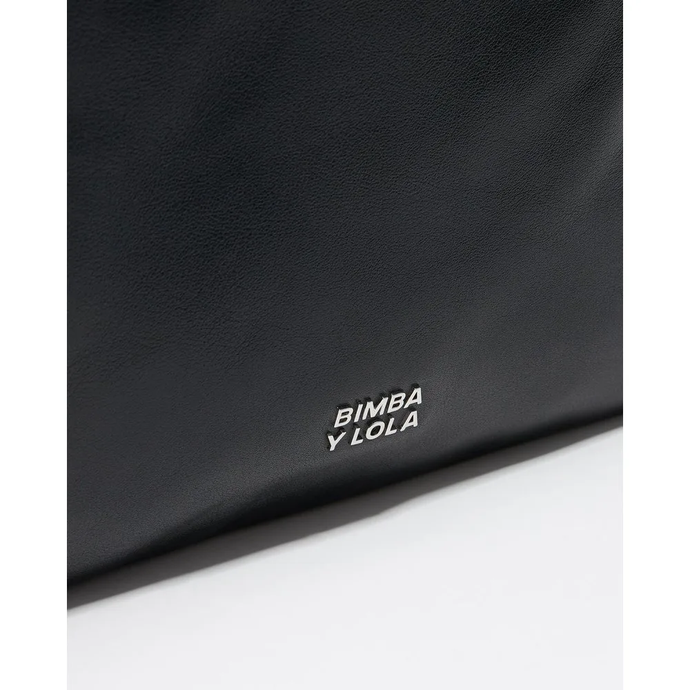 Bolso de mano de mujer de piel con logo - Bimba y Lola - FashionsVida