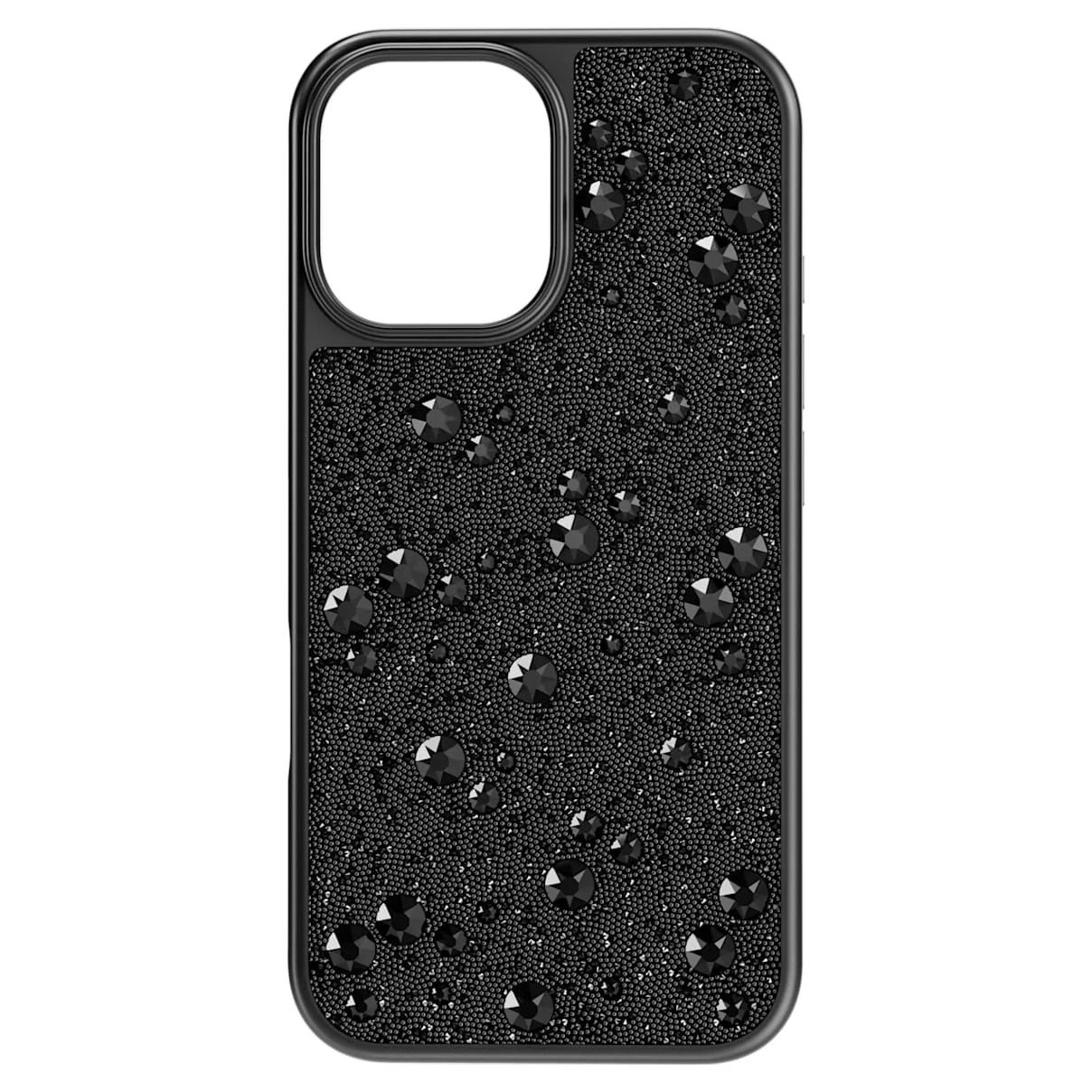 Custodia per smartphone High, Design sparpagliato, iPhone® 16, Nero OS - Swarovski - FashionsVida
