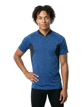 Polo à Manches Courtes Accelerate 18083 Azure Blue / Dark Navy 5XL - MASCOT - FashionsVida