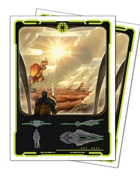 MTG Edge of Eternities 105ct Apex Deck Protector sleeves featuring Adagia, Windswept Bastion - Ultra PRO - FashionsVida