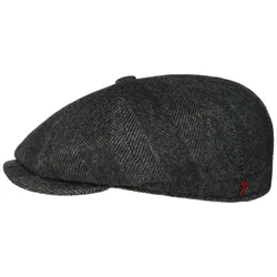 Rolando Cashmere Flat Cap by Alfonso DEste - anthracite - Herren - Size: L (58-59 cm)