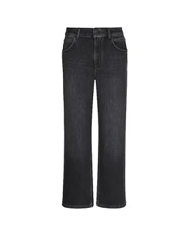 Jeans Straight Fit schwarz 40 Damen - LANIUS - FashionsVida