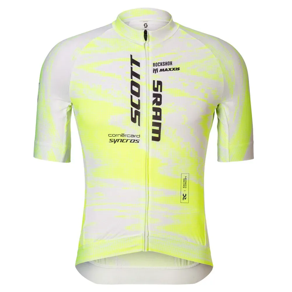 Maglia A Maniche Corte Rc Pro Safety Yellow / White - Scott - FashionsVida