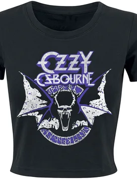 T-Shirt - Bat - S bis 3XL - für Damen - Größe 3XL - schwarz - Lizenziertes Merchandise! - Frauen - female - Ozzy Osbourne - FashionsVida
