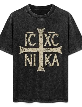 IC XC NI KA Christogram Cross Orthodox Christian T-Shirt Holiday Lightweight T-Shirt - Aliexpress - FashionsVida