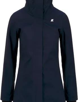 Parka longue imperméable et chaude - Stephy Bonded Blue Depht / Blue Depht - Taille M - Navy - K-way - FashionsVida