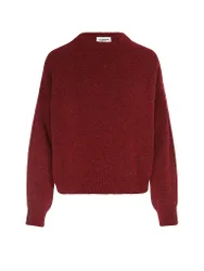 Pull à col roulé WKDTUONO rouge foncé M