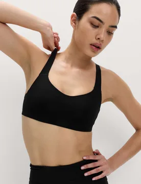 Flexifit™ Medium Support Sports Bra A-E Black female - Goodmove - FashionsVida