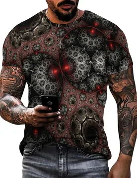 Hawaiian Style Outdoor Sports Men's 3D Printed Short Sleeve T-Shirt - High-Quality - Aliexpress - FashionsVida