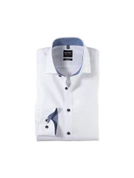 Chemise LEVEL FIVE Body Fit blanc 44