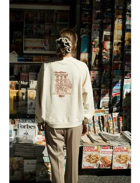 Sudadera de mujer de corte ancho y recto - Bimani - FashionsVida