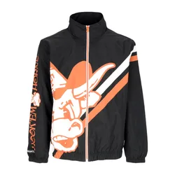 Giacca a Vento Uomo Ncaa Exploded Logo Warm Up Jacket Texlon Black