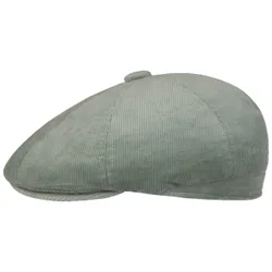 Corduroy Hawker Flat Cap by - mint green - Herren - Size: S (54-55 cm)