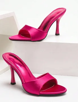 Sandalias de tacón de aguja, adecuadas para vacaciones, fiestas y uso al aire libre EUR44 - Shein - FashionsVida