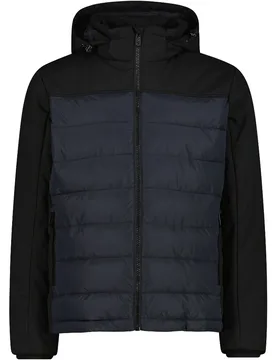 Man jacket zip hood chaqueta outdoor hombre Negro (52) - CMP - FashionsVida