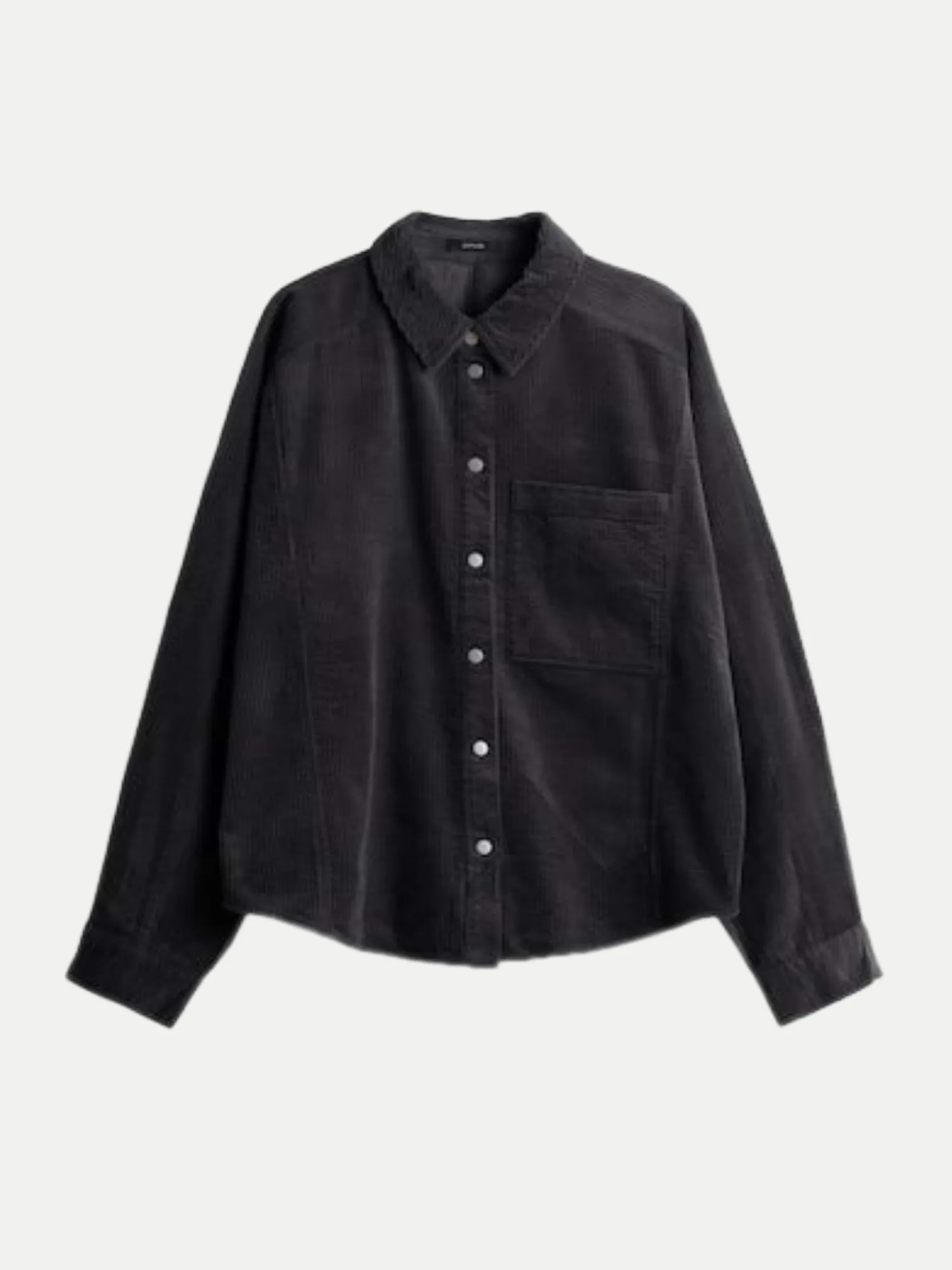Opus Cordbluse Frenca Schwarz 40 - Opus - FashionsVida
