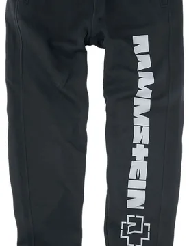 Trainingshose - Logo - S bis XXL - für Männer - Größe M - schwarz - Lizenziertes Merchandise! - Männer - male - Rammstein - FashionsVida