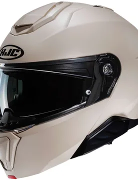 Casco Moto Modulare P/J i91 Semi Sand Beige Opaco taglia XS - HJC - FashionsVida