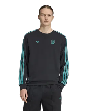 Liverpool Fc Terrace Icons Sweatshirt Uomo - Felpe Nero - Taglia S - Jersey di cotone S - Adidas - FashionsVida