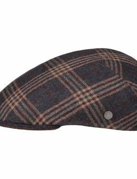 Dancosta Wool Flat Cap by - navy - Size: M (56-57 cm) - Lierys - FashionsVida